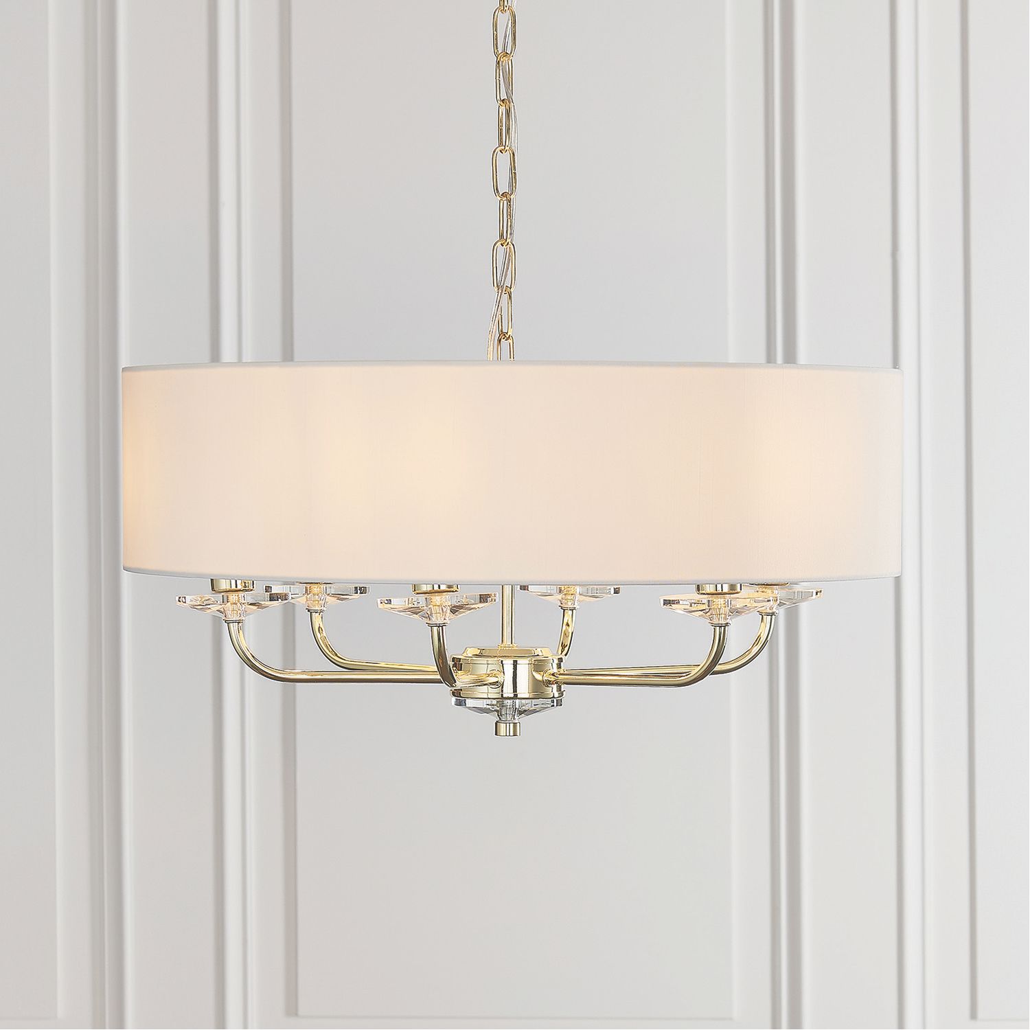 Quay Design Polaris 6-Light Pendant Brass Effect (569VG)
