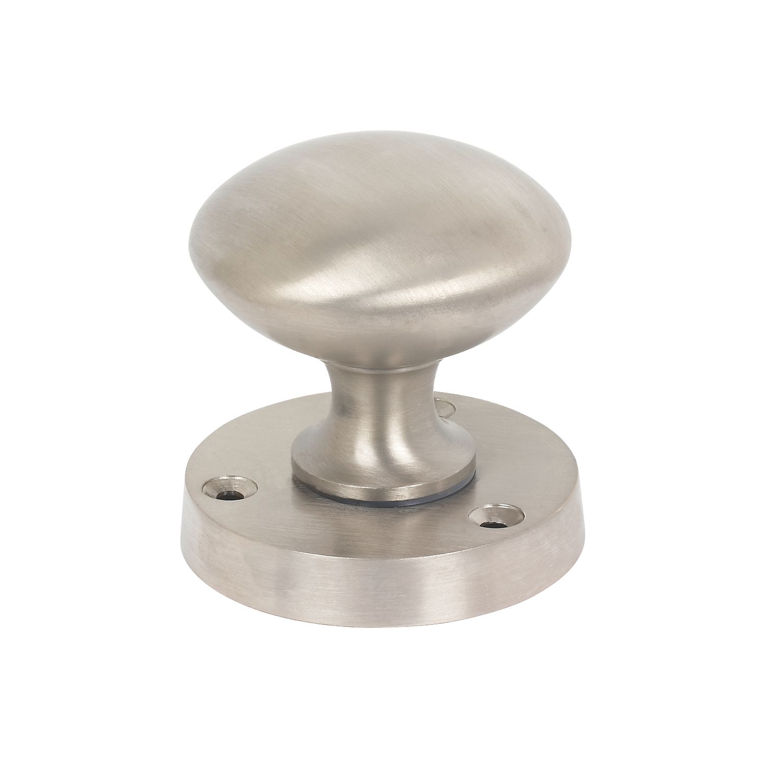 Essentials Victorian Mortice Knobs 54mm Pair Satin Nickel (57021)