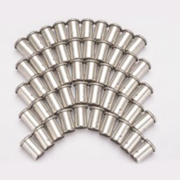 Hep2O Smartsleeve Stainless Steel Push-Fit Pipe Inserts 22mm 50 Pack