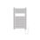 Flomasta 700mm x 400mm 512BTU Chrome Flat Electric Towel Radiator