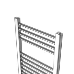 Flomasta 700mm x 400mm 512BTU Chrome Flat Electric Towel Radiator