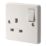 Crabtree Capital 13A 1-Gang DP Switched Plug Socket White