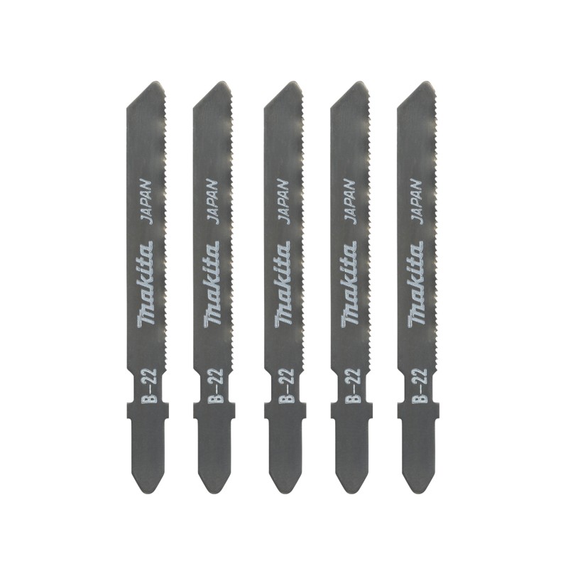 Makita A-85737 Multi-Material B22 Jigsaw Blades 50mm 5 Pack