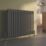 Flomasta 600mm x 1010mm 3533BTU Anthracite Horizontal 2 Column Radiator