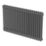 Flomasta 600mm x 1010mm 3533BTU Anthracite Horizontal 2 Column Radiator