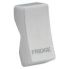 Knightsbridge 'FRIDGE' Switch Cover White