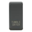 Knightsbridge 'TUMBLE DRYER' Switch Cover Anthracite