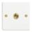 Varilight  10A 1-Gang 2-Way Light Switch  Chalk White