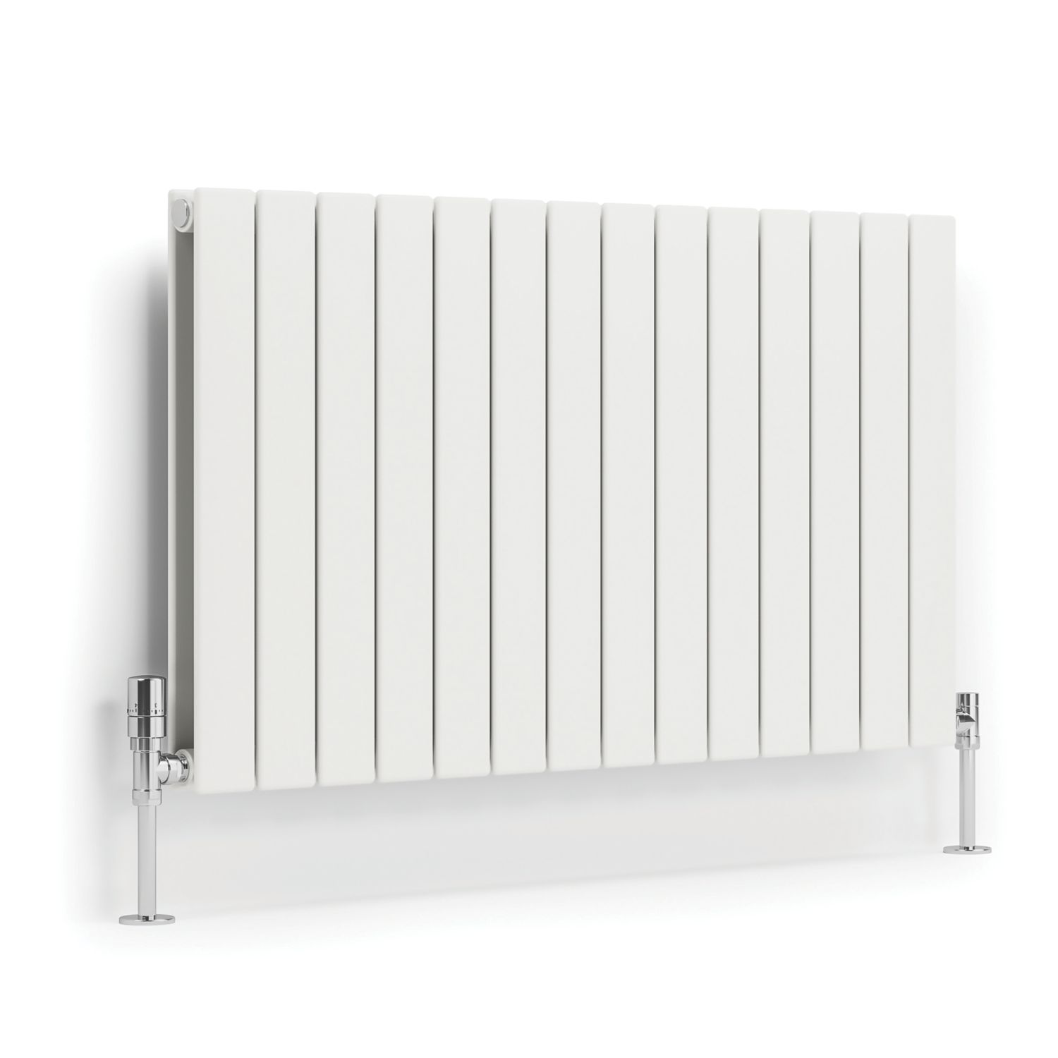 Terma Forte 600mm x 1032mm 3696BTU Matt White Horizontal Designer Radiator (570HE)
