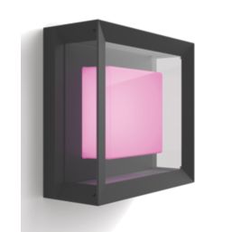 Philips Hue Econic Outdoor LED Smart Wall Light Black 15W 1140lm