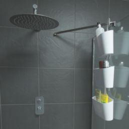 Croydex  1-Tier Hook Over Caddy White