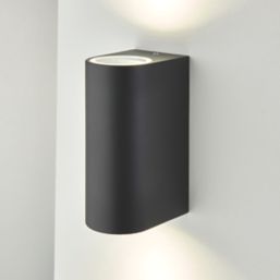 LAP  Outdoor Up & Down Wall Light Black