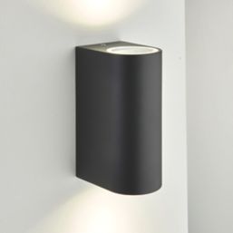 LAP  Outdoor Up & Down Wall Light Black