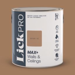 LickPro Max+ 2.5Ltr Brown 02 Matt Emulsion  Paint