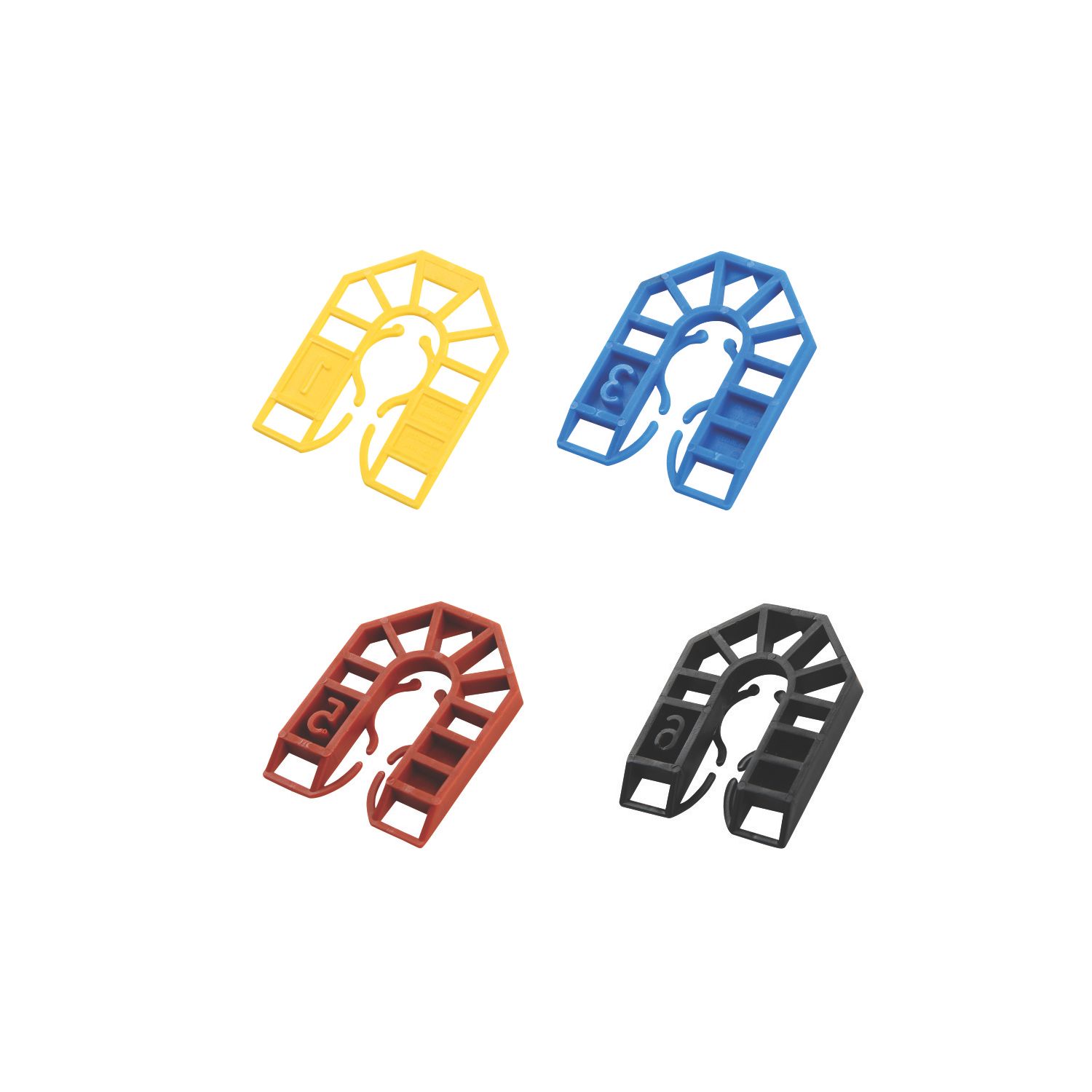 Broadfix Plastic Small U-Shims Assorted 100 Pcs (570KJ)