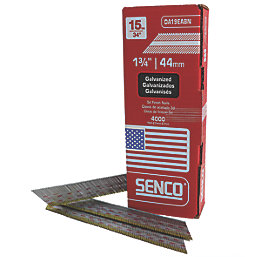 Senco Galvanised Finish Nails 15ga x 44mm 4000 Pack