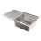 Apollonia 1 Bowl Stainless Steel Reversible Sink & Drainer 864 x 500mm
