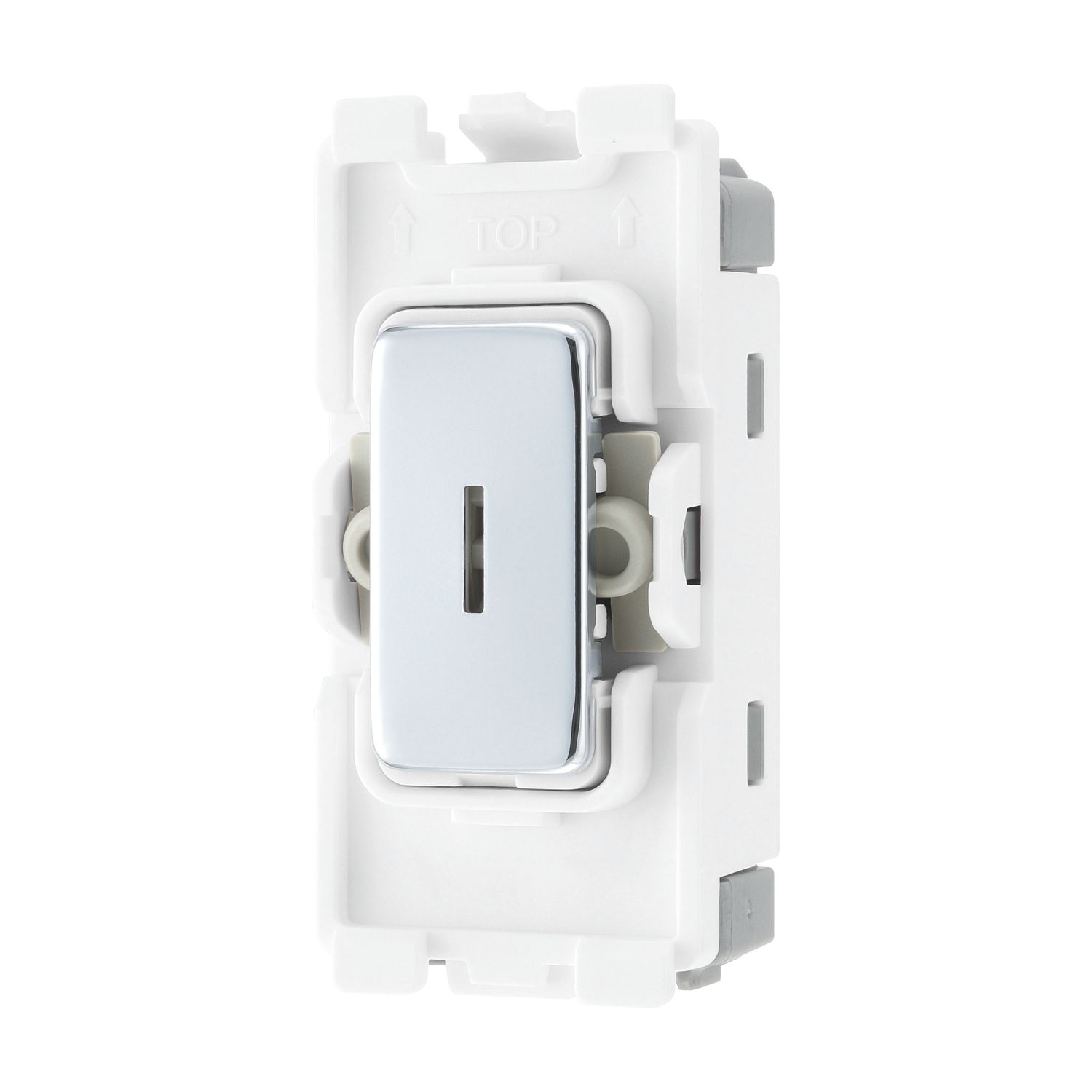 British General Nexus Metal Grid 20A Grid SP Key Switch Polished Chrome (570PY)