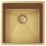 ETAL Elite 1 Bowl Stainless Steel Kitchen Sink Gold 440mm x 440mm