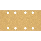 Bosch Expert C470 40 Grit 8-Hole Punched Multi-Material Sanding Sheets 186mm x 93mm 50 Pack