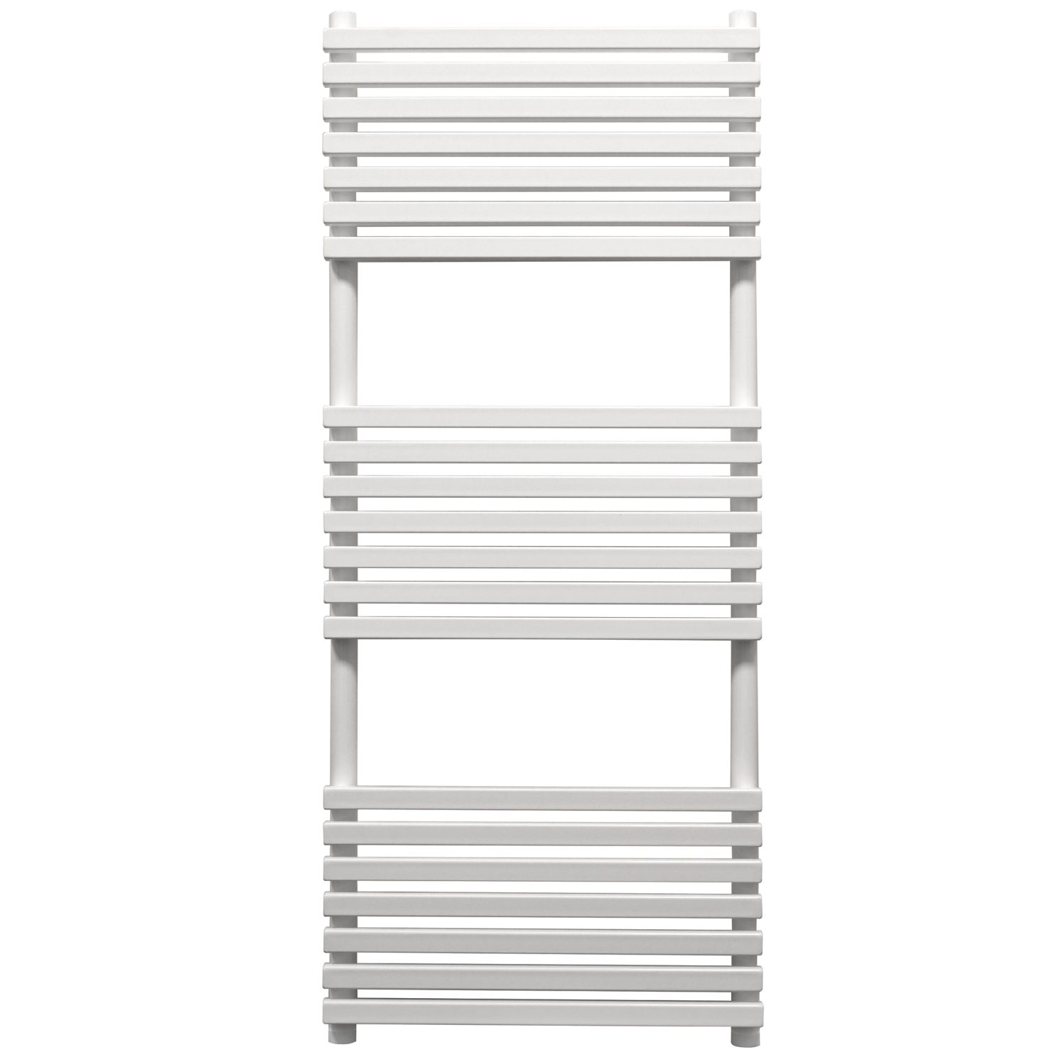 Towelrads 1186mm x 500mm 2132BTU White Flat Designer Towel Radiator (570RY)