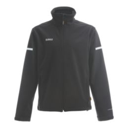 DeWalt Kansas Soft Shell Jacket Black Medium 43 Chest - Screwfix