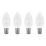 Essentials  B15 Candle LED Light Bulb  250lm 2.2W 4 Pack