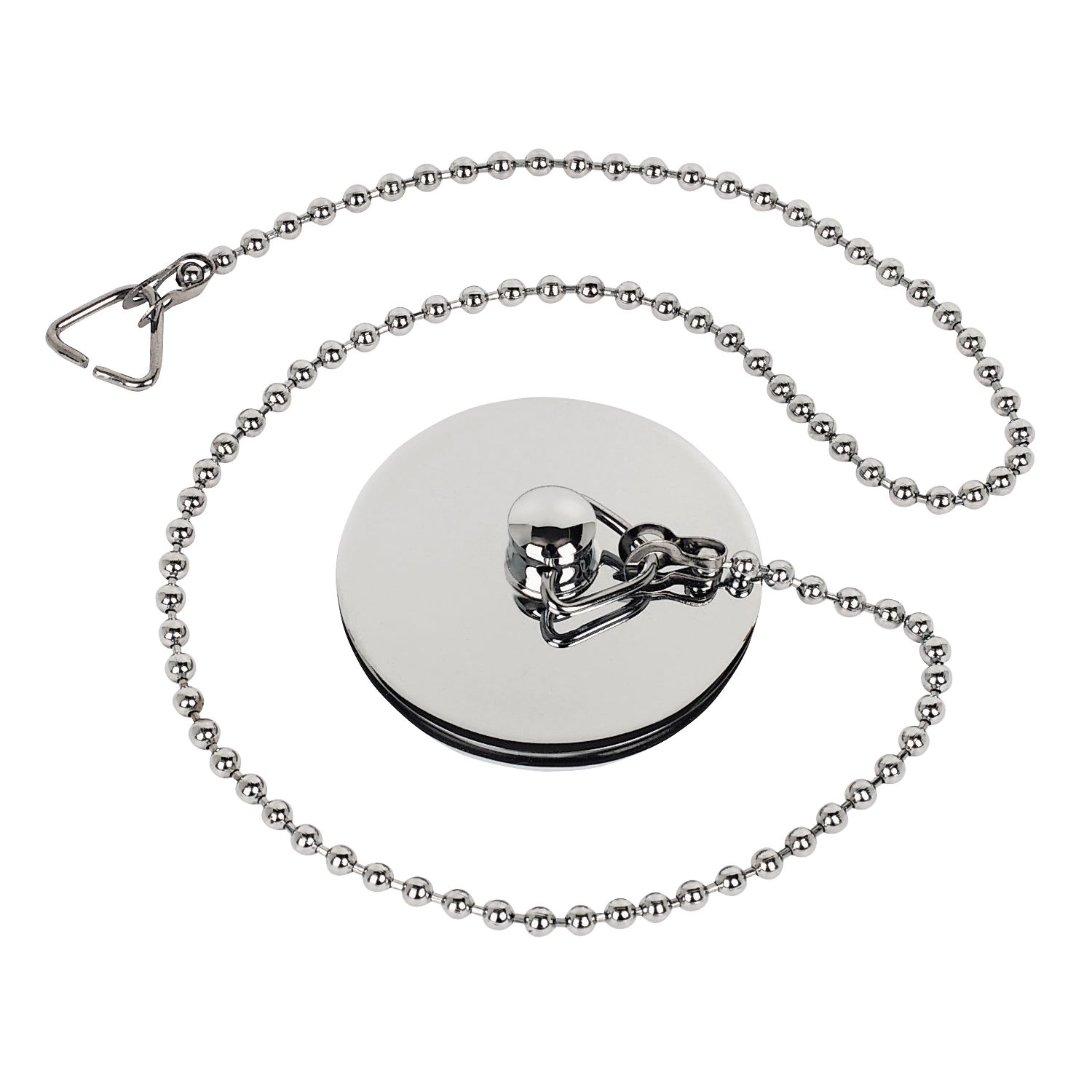 Essentials Chrome Bath Plug & Chain 16" (57174)