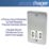 Hager WRSO100BSW  1-Gang Dual Voltage Shaver Socket 115/230V ACV Brushed Steel with White Inserts