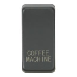 Knightsbridge 'COFFEE MACHINE' Switch Cover Anthracite
