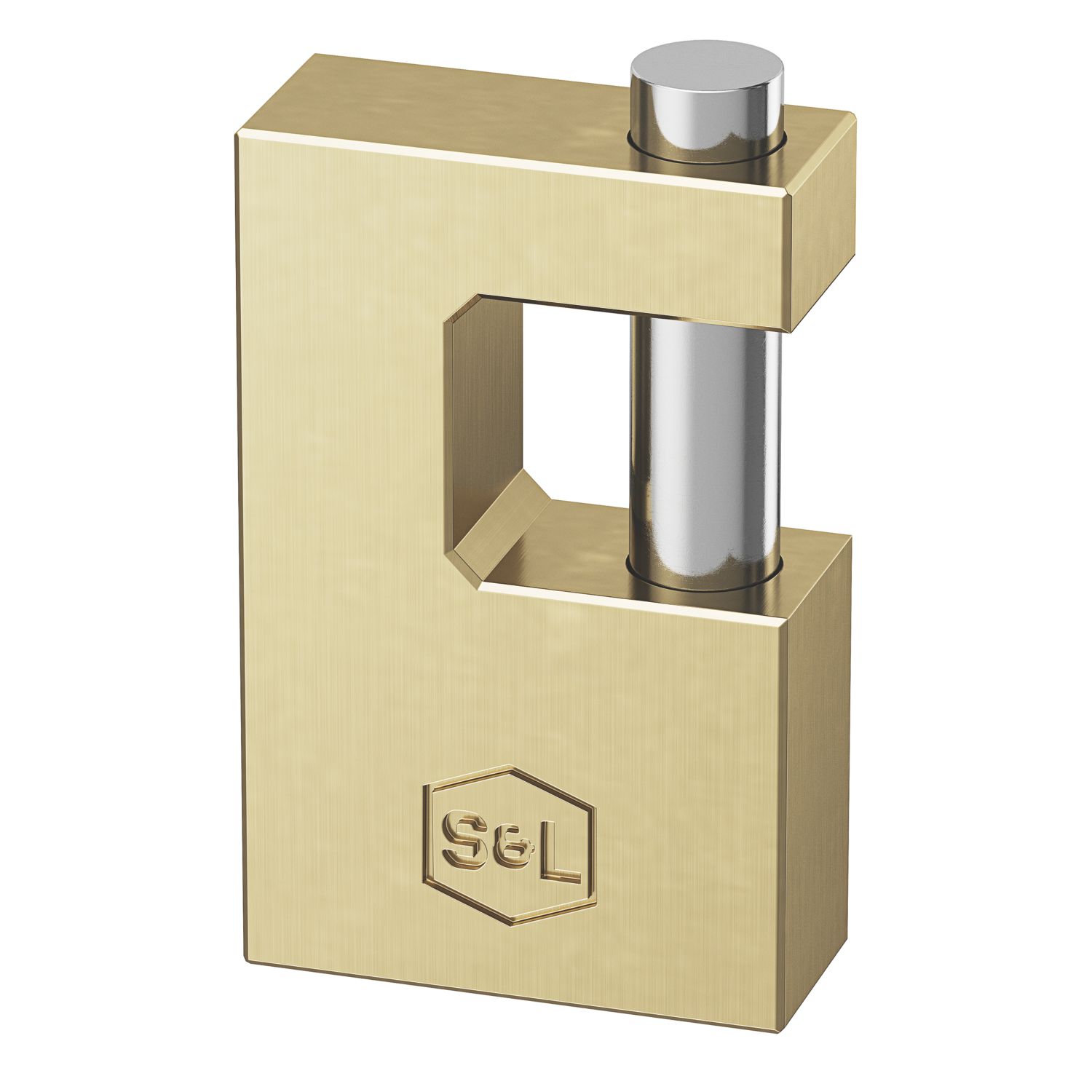 Smith & Locke Brass Closed Shackle Padlock 90mm (571FA)