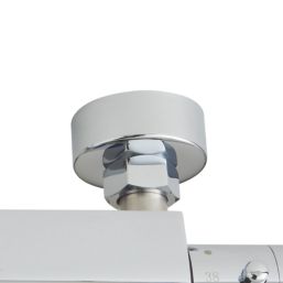 Highlife Bathrooms  Round Shower Brackets Chrome