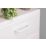 Essentials  Decorative Cabinet Handles White 105mm 6 Pack
