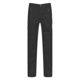 Regatta Pro Action Work Trousers Black 42" W 33" L