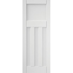 Jeld-Wen Deco Primed White Wooden 3-Panel Internal Door 1981mm x 762mm