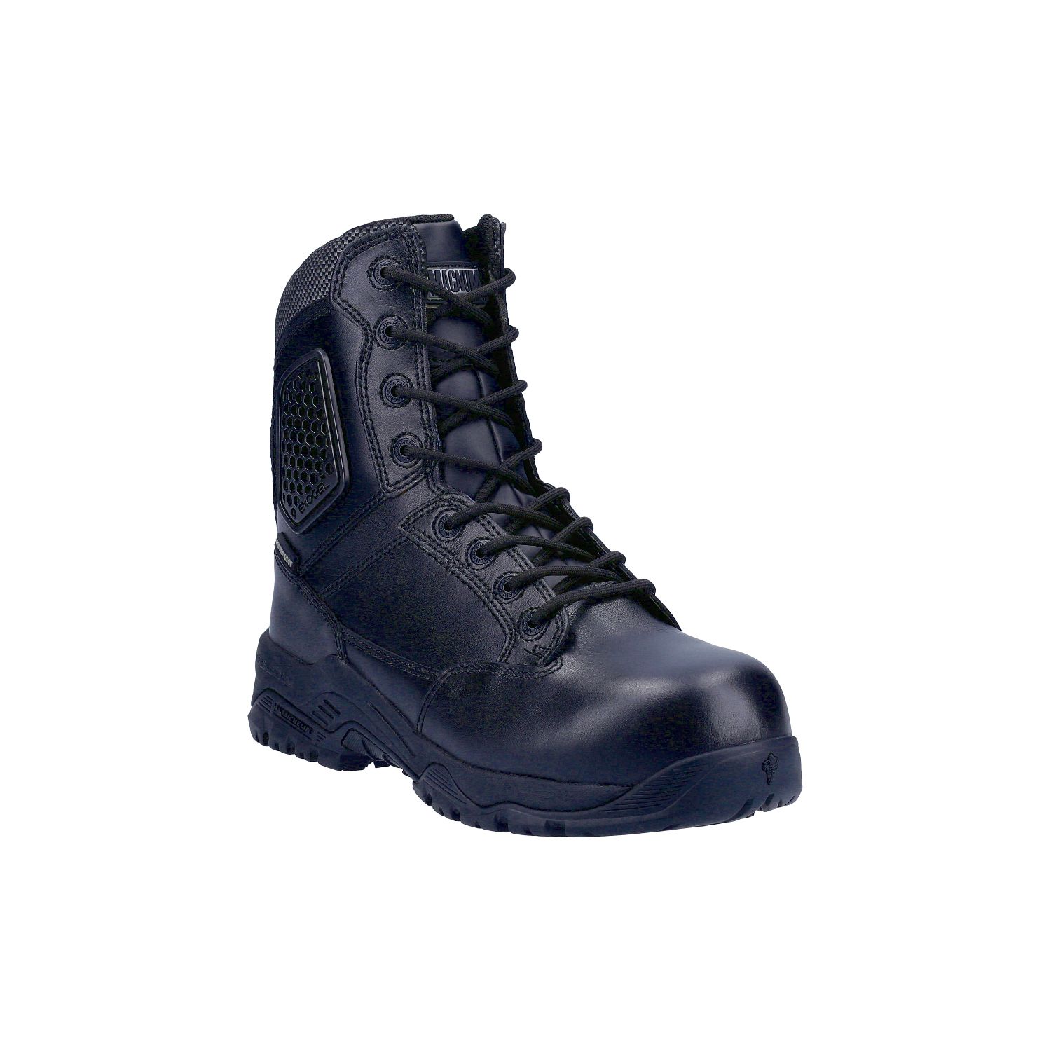 Magnum Strike Force 8.0 Side-Zip CT CP WP Uniform Size 4 Black Waterproof Safety Boots (571JV)