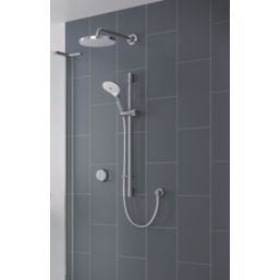 Mira Activate Gravity-Pumped Rear-Fed Dual Outlet Chrome Thermostatic Digital Mixer Shower