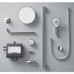 Mira Activate with ColdBoost Gravity-Pumped Rear-Fed Dual Outlet Chrome Thermostatic Digital Mixer Shower