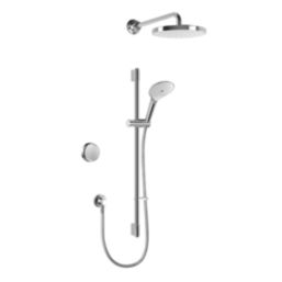 Mira Activate with ColdBoost Gravity-Pumped Rear-Fed Dual Outlet Chrome Thermostatic Digital Mixer Shower