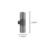 Eglo Cropani Outdoor Up & Down Wall Light Matt Black