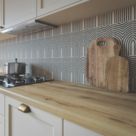 Wilsonart Arches Moss Green Splashback 3050mm x 750mm x 4mm