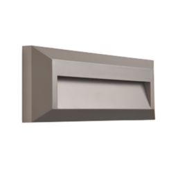 Saxby Pilot Outdoor LED Slim-Profile Brick Guide Light Surface-Mounted Grey 2W 65lm