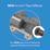 PolyPlumb Enhanced  Plastic Push-Fit Reducing Coupler 22mm x 15mm
