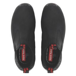 Hard Yakka Banjo NS Size 10  Black Water-Resistant Non Safety Dealer Boots
