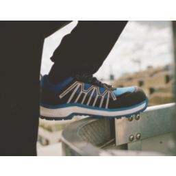 CAT Charge Size 11  Black/Blue  Water-Resistant  Safety Trainers