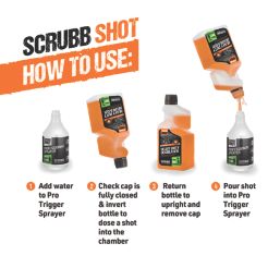 Scrubb   SHOT Super Concentrate Heavy Duty Degreaser 500ml