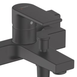 Hansgrohe Vernis Shape Matt Black 110mm Wall Mounted Single Control Manual Shower Mixer Tap