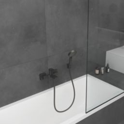 Hansgrohe Vernis Shape Matt Black 110mm Wall Mounted Single Control Manual Shower Mixer Tap