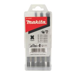 Makita D 44987 SDS Plus Shank TCT Drill Bit Set 5 Pieces Screwfix