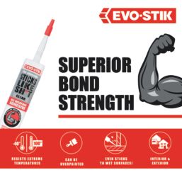 Evo-Stik Sticks Like Sh*t Solvent-Free Grab Adhesive Clear 290ml